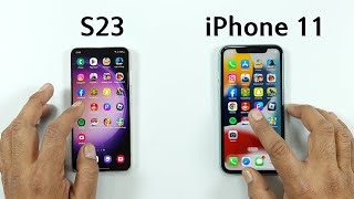 Samsung S23 vs iPhone 11 | SPEED TEST