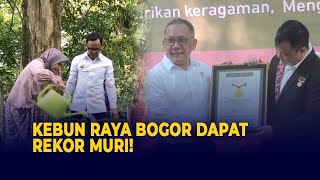 Mantap! Kebun Raya Bogor dapat Rekor MURI Penanaman Pohon Serentak