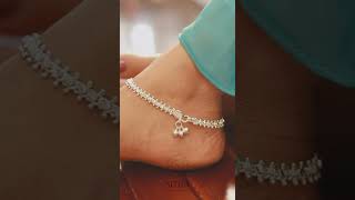 Silver Anklet Meeshamadhavan