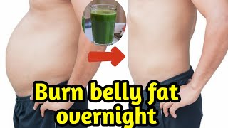 Bedtime Drink to Remove Belly Fat in a Single Night|1 CUP AT BEDTIME...BURN BELLY FAT WHILE SLEEPING