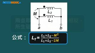 高中基本電學_第六章 電感與電磁_6-3 電感量_6-3 PART H 電感器並聯組合(無互感)、(有互感)_陳政旭