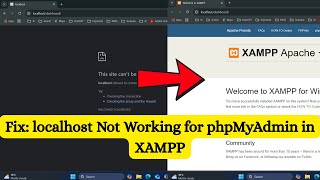 Fix: localhost Not Working for phpMyAdmin in XAMPP