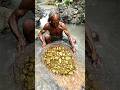 It's amazing, this man found a large amount of gold #goldhunter #gold #panningforgold