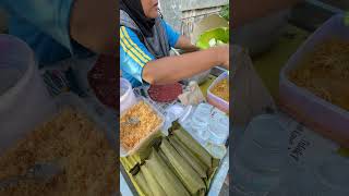 Menikmati Kuliner Lontong Sayur Mbak Ratmi Terenak di Pakunden Ala Penjual Cantik #streetfood #food