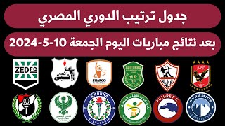 ترتيب الدوري المصري بعد نتائج مباريات اليوم الجمعة 10-5-2024💥 نتائج مباريات اليوم
