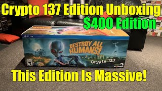 Unboxing The $400 Destroy All Humans Crypto 137 Collector's Edition And Review