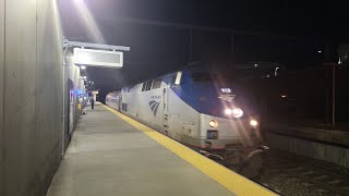 Amtrak Extra- P42DC #112 and a single Amfleet passes thru Ruggles!