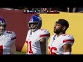 Giants vs Commanders Simulation (Madden 24 Free Agency Rosters)