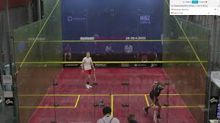 Mohamed Elshorbagy - Farkas Balazs (England - Hungary) - ESF European Team Squash Championships 2023