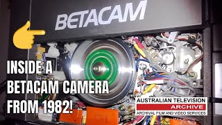 THE AMAZING LOOK INSIDE  1982 BETACAM CAMERA - (DOCKABLE VIDEO RECORDER)