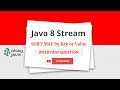 java 8 stream sort a hashmap | sort hashmap | stream function to sort map | interview | okay java