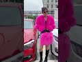 Rock the Hot Pink Leather Fur Coat Look