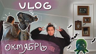 vlog: снова уборка дома, новый стеллаж, хеллоуин || влог #62