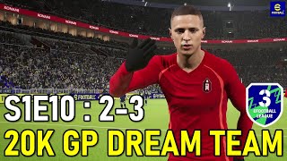 20k GP Dream Team S1E10 2 of 3 -  VS Div 1 and Good Defender (Division 3) | eFootball 2022