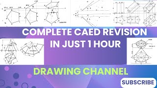 COMPLETE REVISION OF COMPUTER AIDED ENGINEERING DRAWING (CAED) IN JUST 1HOUR