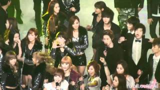 [Fancam] SNSD ::101230 2010 KBS Music Festival - DJ DOC