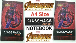 Marvel Avengers Classmate Pulse A4 Notebook Single Line 180 Pages