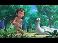 Jungle book 2 cartoon for kids | English story | Peacock and Mowgli Adventure | @PowerKidsWorld