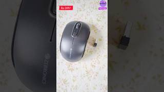 ZEBRONICS wireless mouse USB nano receiver ZEB DASH PLUS BLUETOOTH MOUSE review #shorts