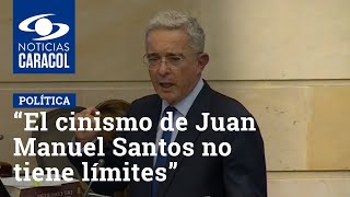 “El cinismo de Juan Manuel Santos no tiene límites”: abogados de Álvaro Uribe