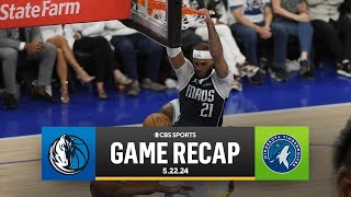2024 NBA Playoffs: Mavericks TAKE Game 1 after CLOSE battle with Timberwolves | CBS Sports