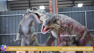 MCSG004-Gorgonopsid Inostrancevia Vs Scutosaurus