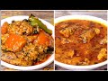 त्योहारों के खाने में बनाये ये 2 बहुत ही टेस्टी सब्जीSabji Recipes | Bhindi Masala|Palak Gatta Curry