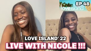 LOVE ISLAND S8 EP 48 | LIVE REVIEW WITH THE NICOLE DAVIES !! | MEET FAMILIES & PAIGE & ADAM DUMPED!