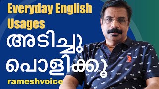 Everyday English Usages | അടിച്ചു പോളിക്കു