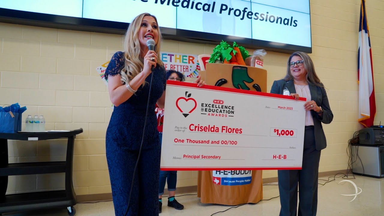 STISD | Medical Professions Principal Surprised As An H-E-B Excellence ...