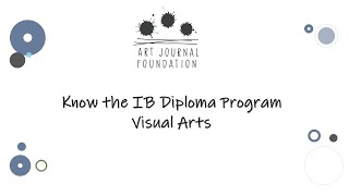 Webinar - "Know the IB Diploma Program Visual Arts"