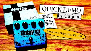 Guyatone PS-109 Analog Delay Box Quick Demo