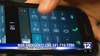 Central Point Police Department remind residents to use non-emergency phone number