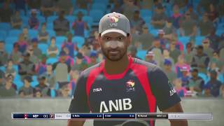 1st ODI,United Arab Emirates vs Nepal, 2019 || Ashes Cricket#PS4# Gameplay 1080p HD