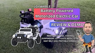 Joywhale 12v Kids Electric Truck Full Review and Demo