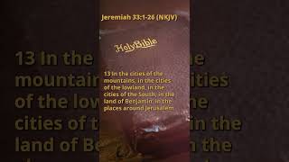 Jeremiah 33:1-26 (NKJV)