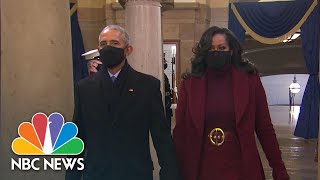 Clintons, Bushes, Obamas Arrive At Biden’s Inauguration Ceremony | NBC News