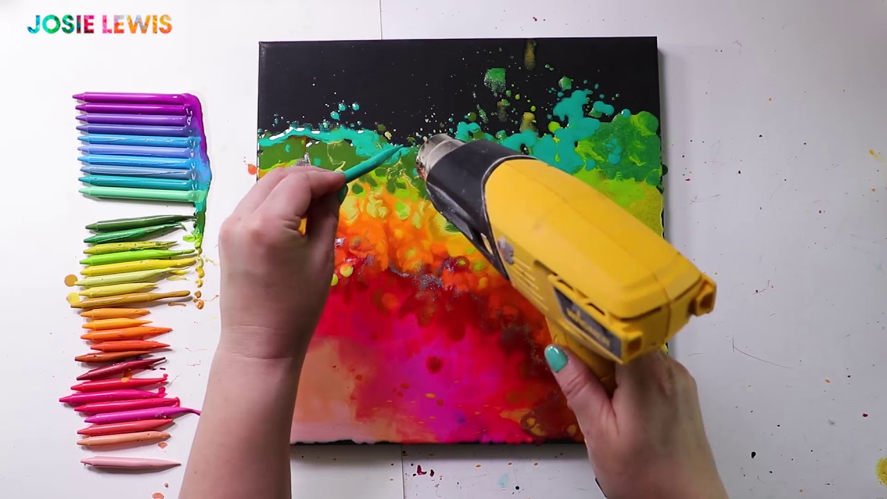 How To Melted Crayon Art Tutorials - Sherrie-rutherford