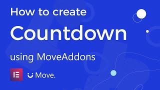 How to create Countdown Timer using Move Addons for Elementor Page Builder