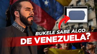 💥QUE SABE NAYIB BUKELE de VENEZUELA y el BOLSO AZUL ? HACE explotar las redes