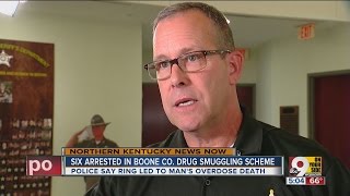 Six arrested in Boone County drug smuggling scheme