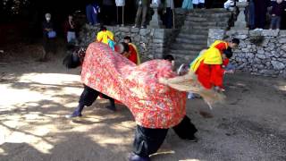 【ウマバ】獅子舞 秋祭り 四所神社 前半 20151025