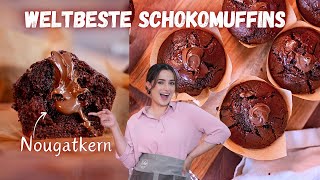 12 MINUTEN TRIPLE-CHOC MUFFINS 😱😍 I ohne Küchenmaschine - Das genialste Muffin Rezept