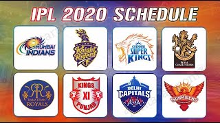 Breaking- IPL 2020 SCHEDULE is out now || Dream11 IPL 2020 Full Schedule || Dream11 IPL2020