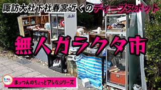 【無人ガラクタ市】諏訪大社下社春宮近くのディープスポット【まッつんのちょっとアレなシリーズ】