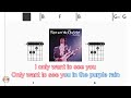 PRINCE Purple rain FCN GUITAR CHORDS & LYRICS