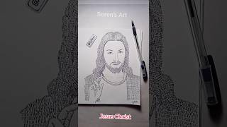Jesus Christ drawing❄| Soren's Art #jesuschrist #merrychristmas #jesus #drawing #sjram #shorts