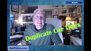 How Do Duplicate Car Titles Work?