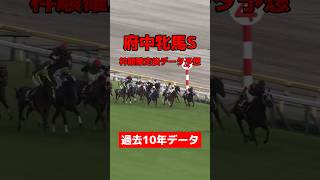 府中牝馬ステークス枠順確定後データ予想 #競馬 #競馬予想 #データ予想 #府中牝馬ステークス