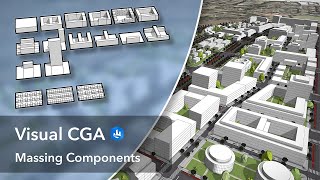 Visual CGA: Massing Study for Urban Planning. Part 1: Massing Components Collection